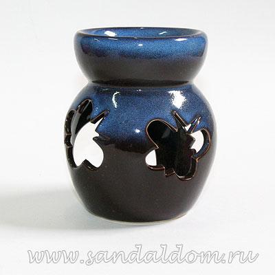 Aромалампа XL122 керамика с бабочками h=11см 