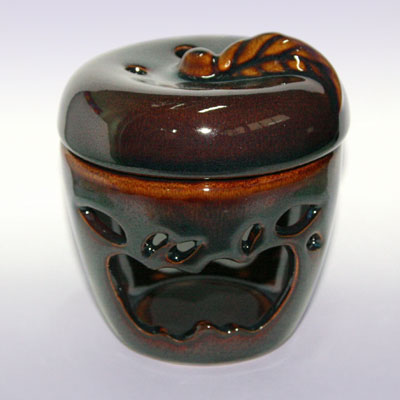 Аромалампа XL282 керамика Яблоко h~10cm