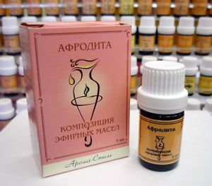 Композиции из натуральных эфирных масел: "Афродита", 5 мл 
