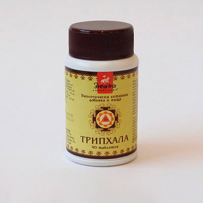 Трипхала (Трифала) в таблетках (90т) аюрведический препарат Купить. Интернет-Магазин