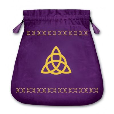 Мешочек для Колод карт Таро Тройная сила Богини (бархат), Издательство Аввалон-Lo Scarabeo | , Купить