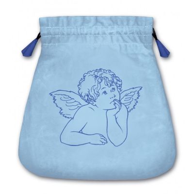 Мешочек для Колод карт Таро Ангел (бархат), Издательство Аввалон-Lo Scarabeo | , Купить