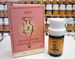 Композиции из натуральных эфирных масел: "Уют", 5 мл 