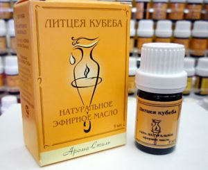 100% натуральное эфирное масло Литцея кубеба, 5 мл 