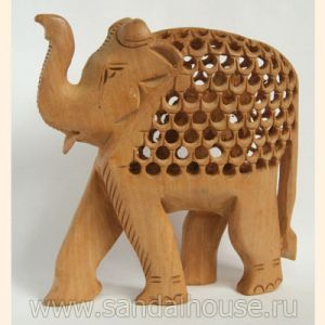 Фигурка E710/5 (резное дерево)  5" Слон