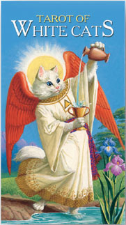 Карты Мини Таро Белых Кошек (Mini Tarot White Cats), Издательство Аввалон-Lo Scarabeo | 978-888395737-6, Купить