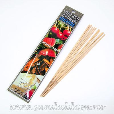 БЛАГОВОНИЯ fgN002 Fantasy Garden Набор 4 в 1 Вишня, Ваниль, Корица, Персик