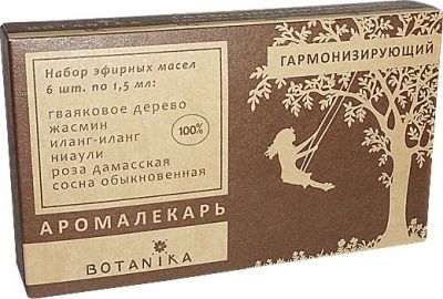 Набор эфирных масел Ботаника ГАРМОНИЗИРУЮЩИЙ в уп /10мл/  