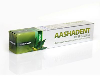 Зубная паста Лавр-Мята Ааша 100 гр