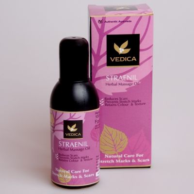 Натуральное травяное массажное масло от растяжек и рубцов на коже, 100 мл.