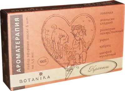 Набор эфирных масел Ботаника КРЕПЫШ в уп 6 масел/1,5мл/ 