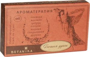Набор эфирных масел Ботаника БОГИНЯ УДАЧИ в уп 6 масел/1,5мл/  