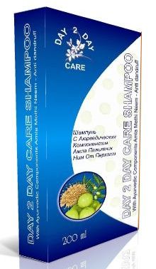 Шампунь Day 2 Day Сare Амла-Пажитник-Ним (От перхоти) купить в интернет магазине Спб