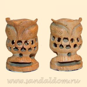 Фигурка O710/2 (резное дерево)  2" Сова (мин 4шт)