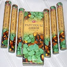 Купить 186PaA - Благовония HEM Hexa PATCHOULI-AMBER пачули амбер. Интернет-магазин