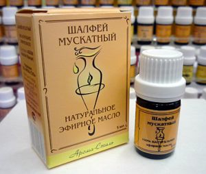 100% натуральное эфирное масло Шалфея, 5 мл 