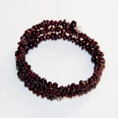 Браслет Гранат sew447 Натуральный камень Пружинка