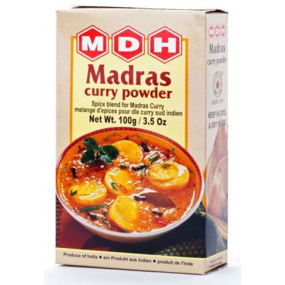 СМЕСЬ СПЕЦИЙ  MADRAS CURRY  МЯГКООСТРАЯ  УНИВЕРСАЛЬНАЯ С КУРКУМОЙ 100гр. ― Сандаловый Дом СПб - Интернет-магазин