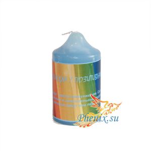 Чакровая свеча Вишудха/Позитивная Энергия (голубая), Купить в интернет-магазине СПб