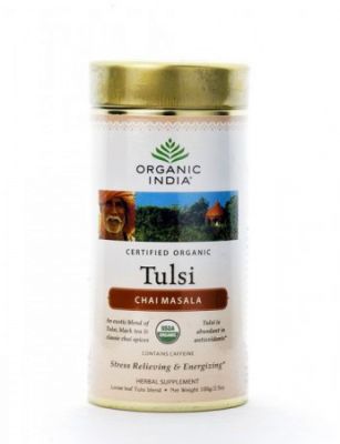 Чай Базиликовый со специями Tulsi Chai Masala купить в СПБ