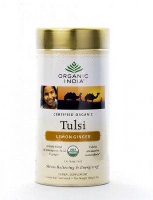 Чай Базиликовый с Лимоном и Имбирем Tulsi Lemon Ginger купить в СПБ