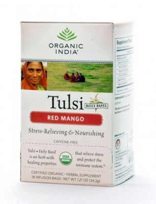 Чай Базиликовый с Красным манго Tulsi Red Mango купить в Спб
