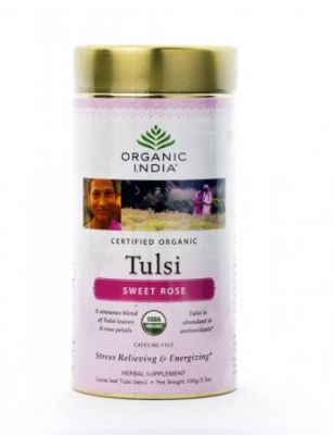 Чай Базиликовый с Сладкой Розой Tulsi Sweet Rose  купить в СПБ