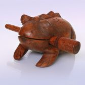 Жаба квакающая из дерева албезия, большая (6х7х12 см)